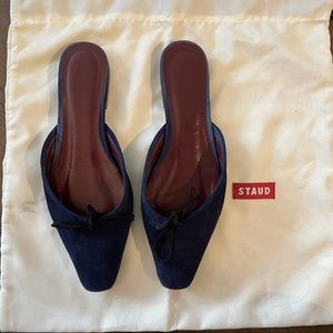 STAUD Gina Mules in Navy (SOLD OUT)